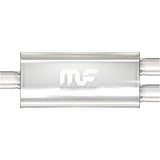 Universal Muffler Mag Stainless Steel 14x5x8 2.5 C/D | Dirty Garage