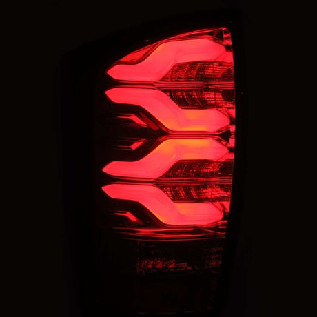 2016-2023 Tacoma Pro-Series LED Tail Lights Red Smoked - View 3 | Dirty Garage