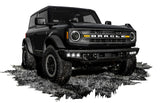2021-2022 Bronco Triple LED Fog Light Kit White - View 5 | Dirty Garage