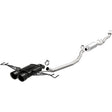 2017-2021 Civic Street Series Cat-Back Exhaust Black Tips | Dirty Garage