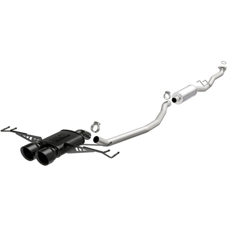 2017-2021 Civic Street Series Cat-Back Exhaust Black Tips | Dirty Garage