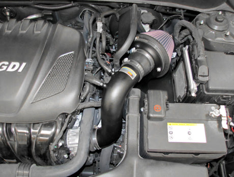 2011-2014 Sonata 2.4L L4/2013-2015 Optima 2.4L L4 Typhoon Short Ram Intake - View 5 | Dirty Garage