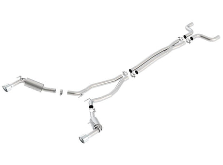 Borla 14-15 Chevy Camaro SS 6.2L V8 Single Split Rear Exit ATAK Catback Exhaust - View 2 | Dirty Garage