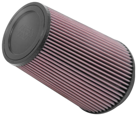 Universal Clamp-On Air Filter 5in FLG/6-1/2in B/4-3/8in T/8-3/4in H - View 2 | Dirty Garage