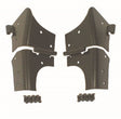 Rugged Ridge 97-06 Jeep Wrangler TJ Black Windshield Hinges | Dirty Garage