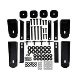 2002-2009 Dodge Ram 1500 Standard Cab E-Series 3" Round Black Nerf Step Bars - View 3 | Dirty Garage