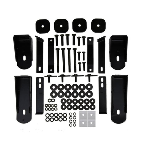 2002-2009 Dodge Ram 1500 Standard Cab E-Series 3" Round Black Nerf Step Bars - View 3 | Dirty Garage