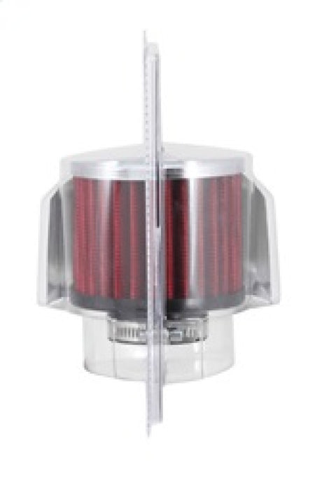 Universal 1.375in Flange ID x 3in OD x 2.5in Height Clamp On Crankcase Vent Filter - View 6 | Dirty Garage