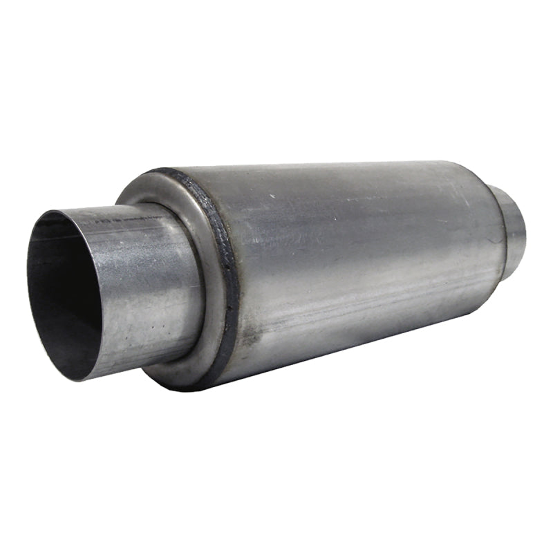 Universal Resonator 4" Inlet Outlet 12" Body 18 Overall T304 | Dirty Garage