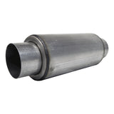 Universal Resonator 4" Inlet Outlet 12" Body 18 Overall T304 | Dirty Garage