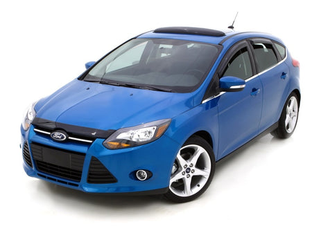2012-2018 Focus Ventvisor Outside Mount Window Deflectors 4-Piece Smoke - View 4 | Dirty Garage