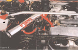 1999-2000 Civic EL EX HX L4 1.6L IS Short Ram Cold Air Intake - View 4 | Dirty Garage