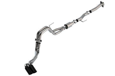 Borla F-150 2021 5.0L 2dr RC SB (122.8 WB) XL/XLT 3/2.25 DSE Cat-Back ATAK Black Chrome Tips | Dirty Garage