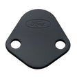 Universal Fuel Pump Block Off Plate - Black Crinkle Finish w/Ford Oval | Dirty Garage
