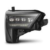 2022-2025 Tundra Sequoia Nova-Series Alpha-Black Headlights Amber DRL - View 2 | Dirty Garage