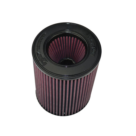Universal High Performance Air Filter 5 Black 6.5 Base 8 Tall 5.5 Top - View 5 | Dirty Garage