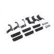 Go Rhino 2022 Toyota Tundra Crew Max Brackets for Dominator Extreme SideSteps - Tex. Black | Dirty Garage