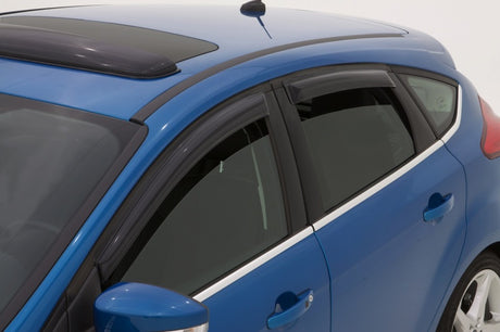 2012-2018 Focus Ventvisor Outside Mount Window Deflectors 4-Piece Smoke - View 2 | Dirty Garage