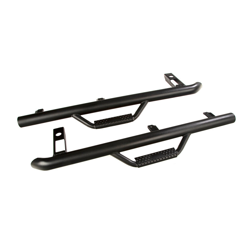 Rugged Ridge Spartan Nerf Bar Textured Black 97-06 Jeep Wrangler TJ | Dirty Garage