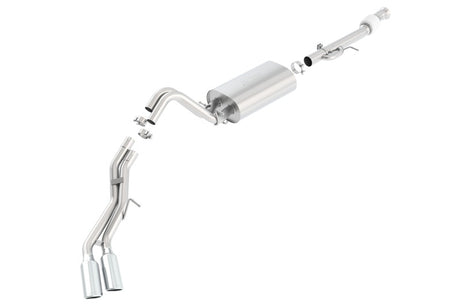 Borla 15-16 Cadillac Escalade ESV 6.2L Auto Trans Dual Round Rolled Truck Side Exit Catback Exhaust | Dirty Garage