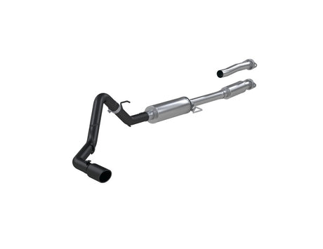2021- Ford F-150 2.7L 3.5"L 5.0L Single Side 3" Black Coated Catback Exhaust | Dirty Garage