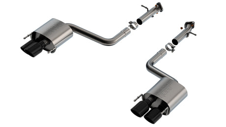 Borla 15-24 Lexus RC F Axle-Back Exhaust System S-Type - Black Chrome - View 4 | Dirty Garage