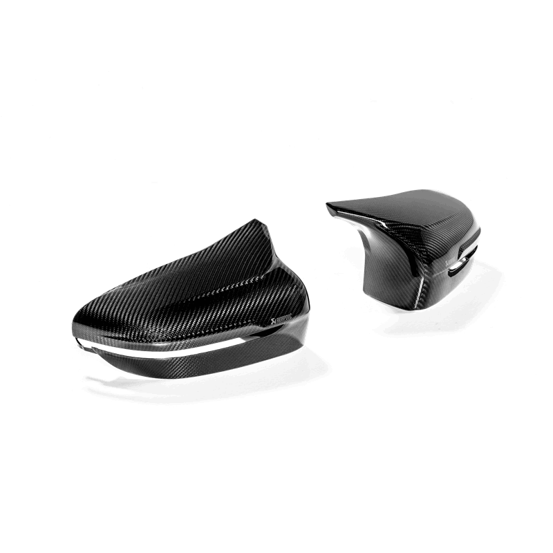 2018-2024 BMW Carbon Fiber Mirror Cap Set High Gloss | Dirty Garage