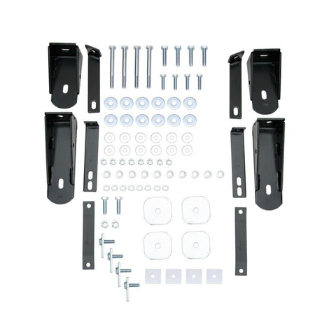 2002-2009 Ram 1500/HD Quad Cab E-Series 3" Round Polished Nerf Step Bars - View 2 | Dirty Garage