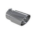 Universal 6" OD Angled Rolled End 5" Inlet 12" Length Tip | Dirty Garage
