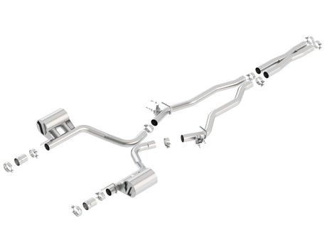 Borla 15-16 Dodge Challenger SRT/Scat Pcak 6.4L V8 ATAK Catback Exhaust | Dirty Garage
