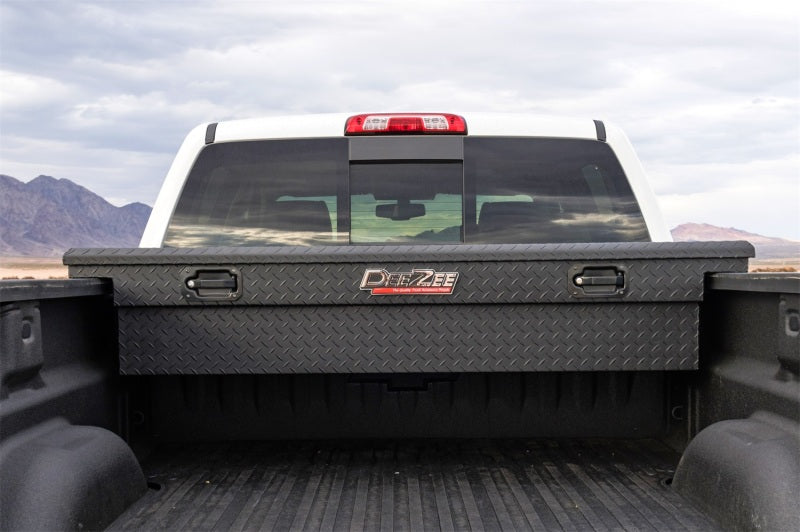 Dee Zee Universal Tool Box - Red Crossover - Single Lid Black BT Pull Handle (Low/Txt Blk) - View 2 | Dirty Garage