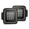 2018-2023 Wrangler JL Nova-Series Prismatic LED Tail Lights Alpha-Black | Dirty Garage