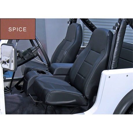 Rugged Ridge High-Back Front Seat Non-Recline Spice 76-02 CJ&Wran | Dirty Garage