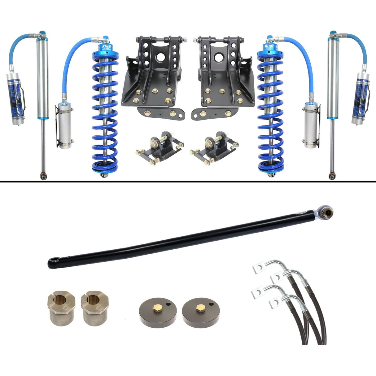 2005-2007 Super Duty 4x4 Diesel 2.5" Lift Coilover System (CS-FLVL-CO25-05)