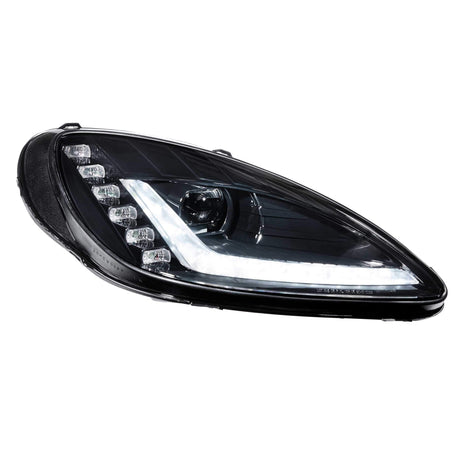 2005-2013 Chevrolet Corvette XB LED Black Headlights (LF460.2) - View 3 | Dirty Garage