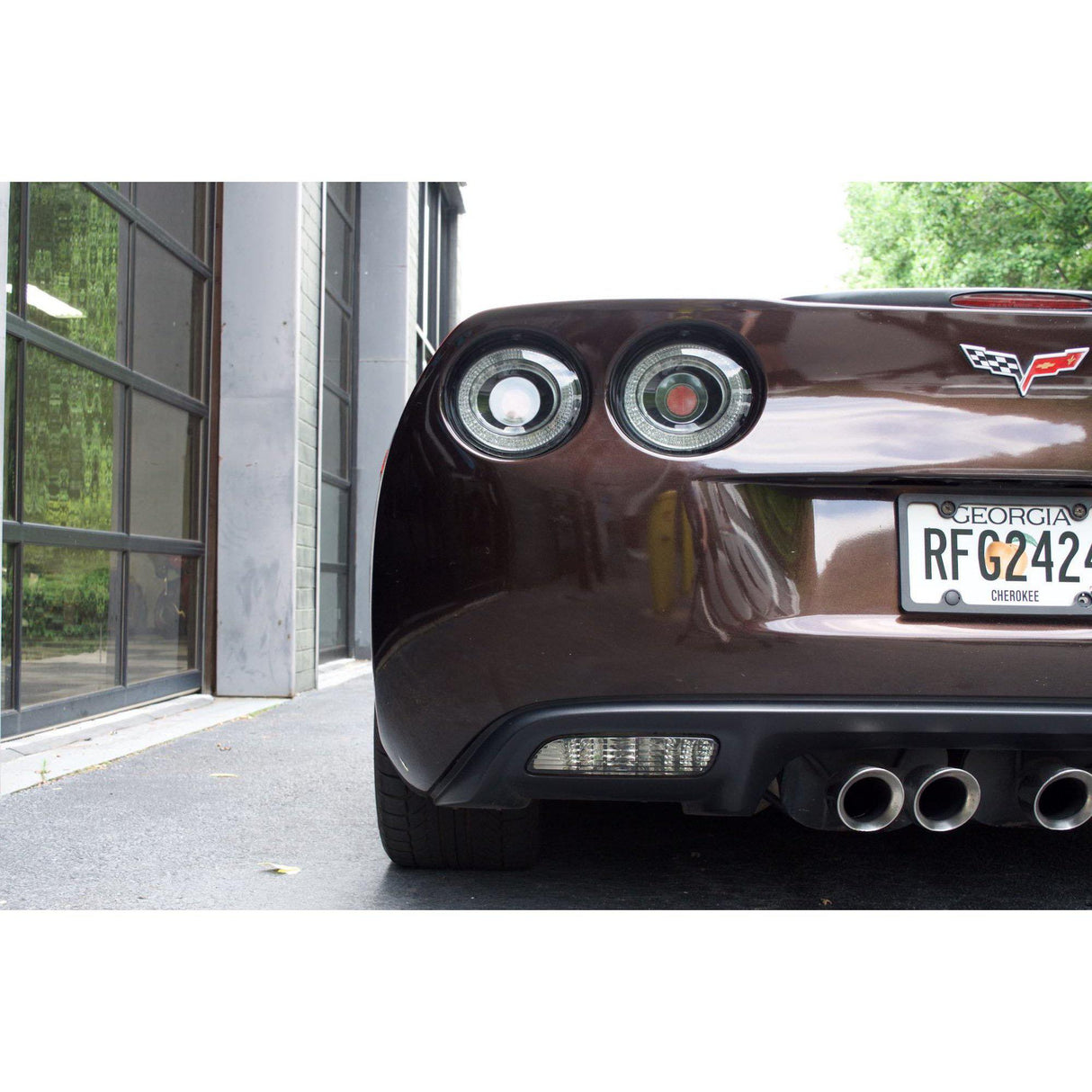 2005-2013 Chevrolet Corvette XB LED Smoked Tail Lights (LF461.2)