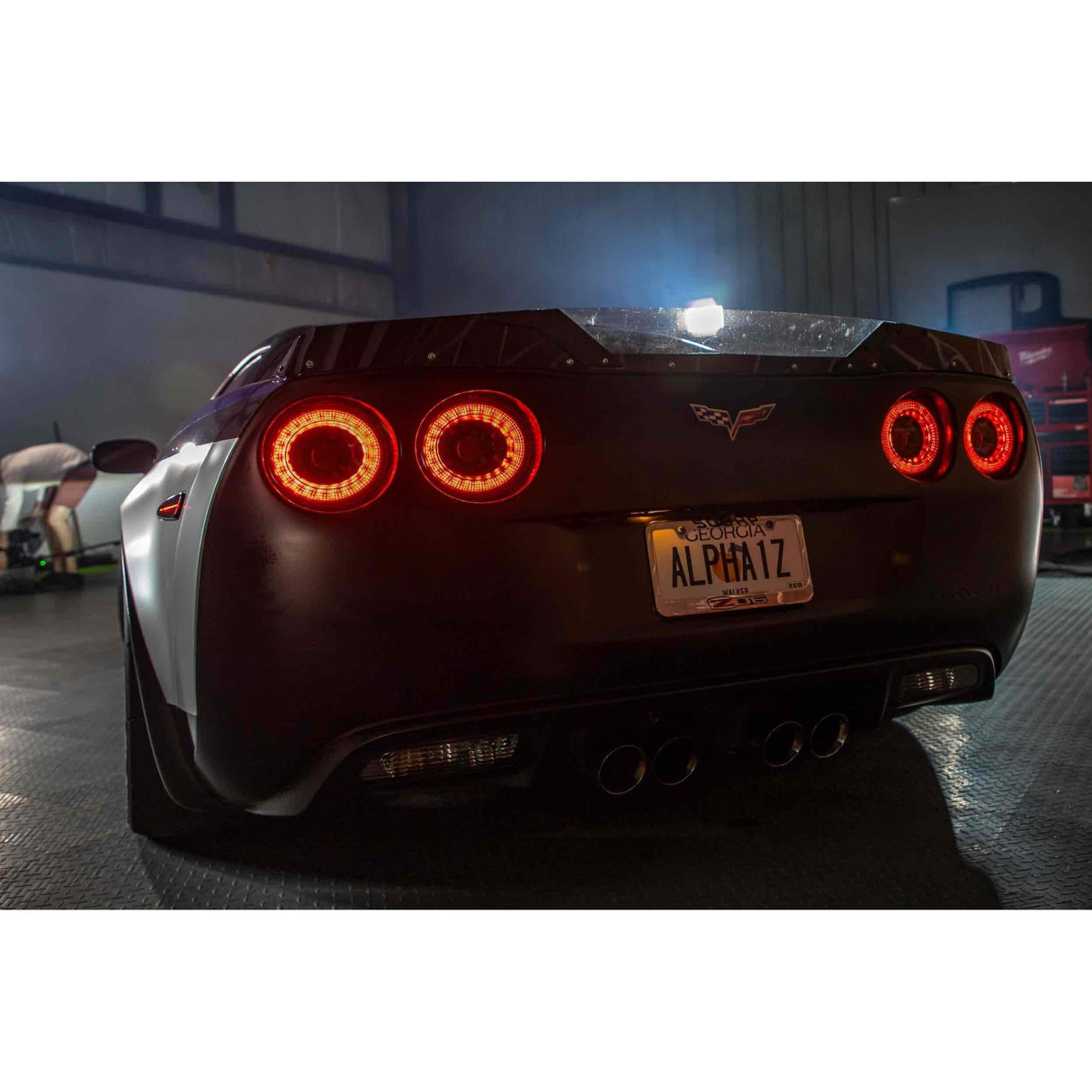 2005-2013 Chevrolet Corvette XB LED Smoked Tail Lights (LF461.2)