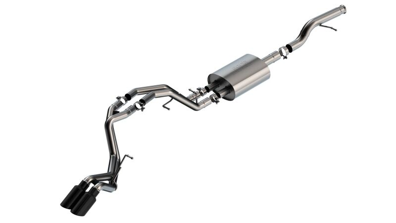 Borla 21-22 Chevrolet Tahoe 5.3L V8 AT 2/4WD Touring Cat-Back Exhaust (Black Chrome) | Dirty Garage