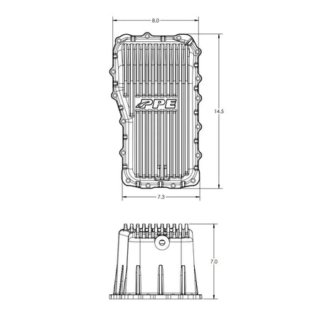 2007-2011 Jeep Wrangler Heavy Duty Cast Aluminum Engine Oil Pan - View 10 | Dirty Garage
