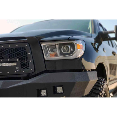 2007-2013 Tundra Luxx-Series LED Jet Black Headlights - View 3 | Dirty Garage