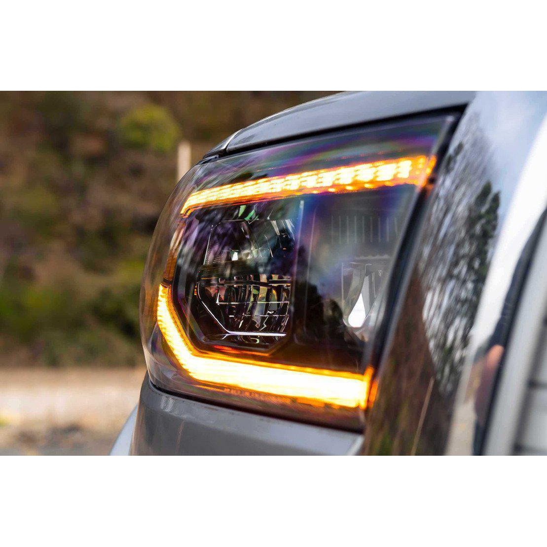 2007-2013 Toyota Tundra XB LED Amber Headlights (LF533-A-ASM)