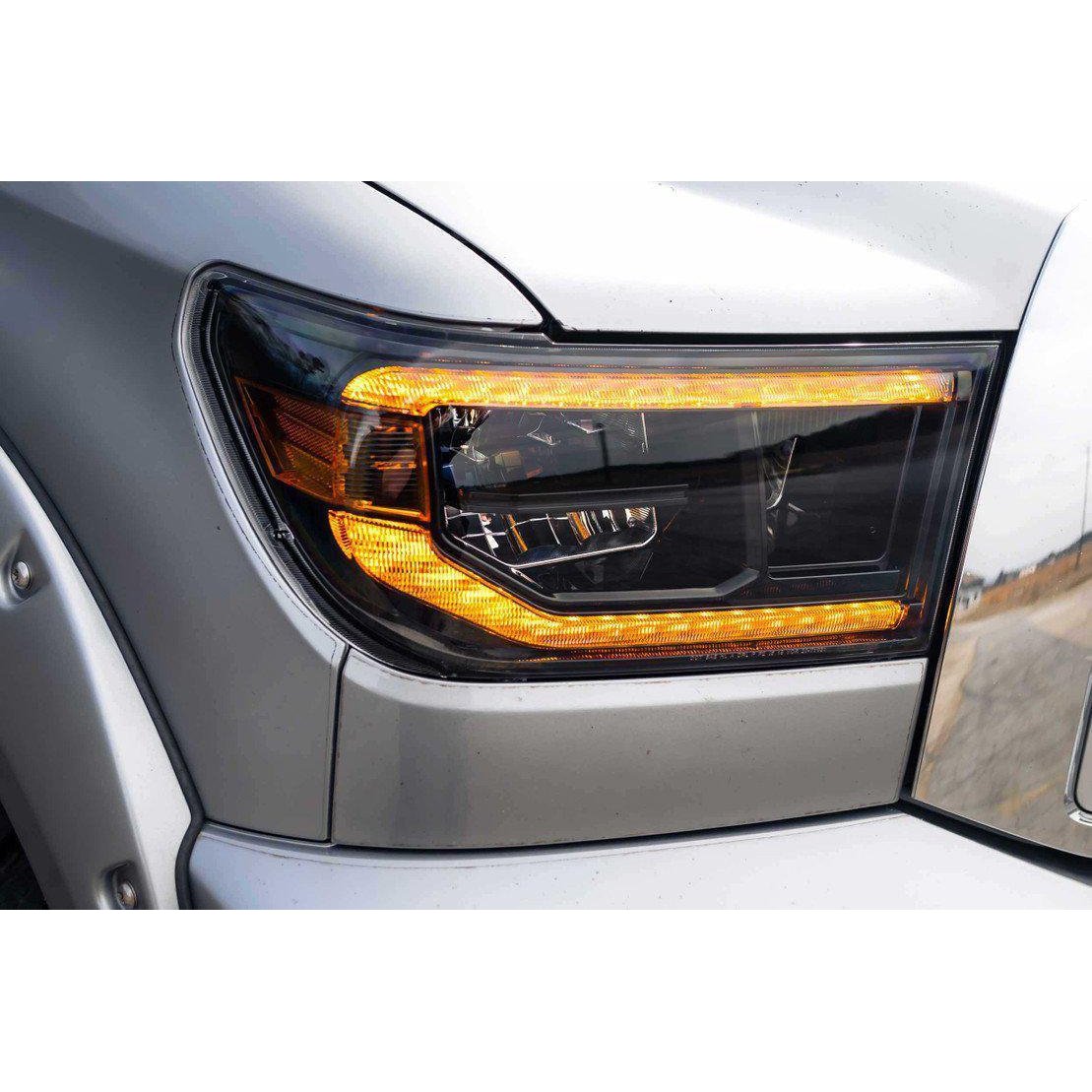 2007-2013 Toyota Tundra XB LED Amber Headlights (LF533-A-ASM)