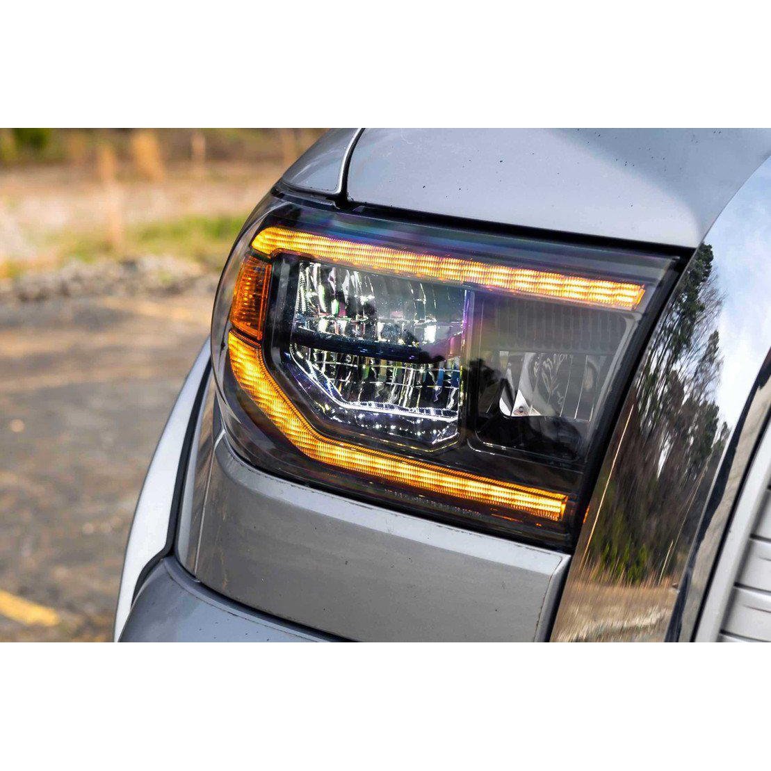 2007-2013 Toyota Tundra XB LED Amber Headlights (LF533-A-ASM)
