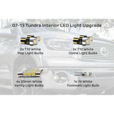 2007-2013 Toyota Tundra XB LED Amber Headlights (LF533-A-ASM)
