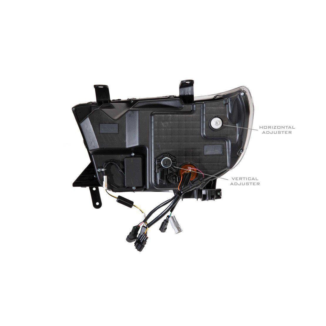 2007-2013 Toyota Tundra XB LED Amber Headlights (LF533-A-ASM)