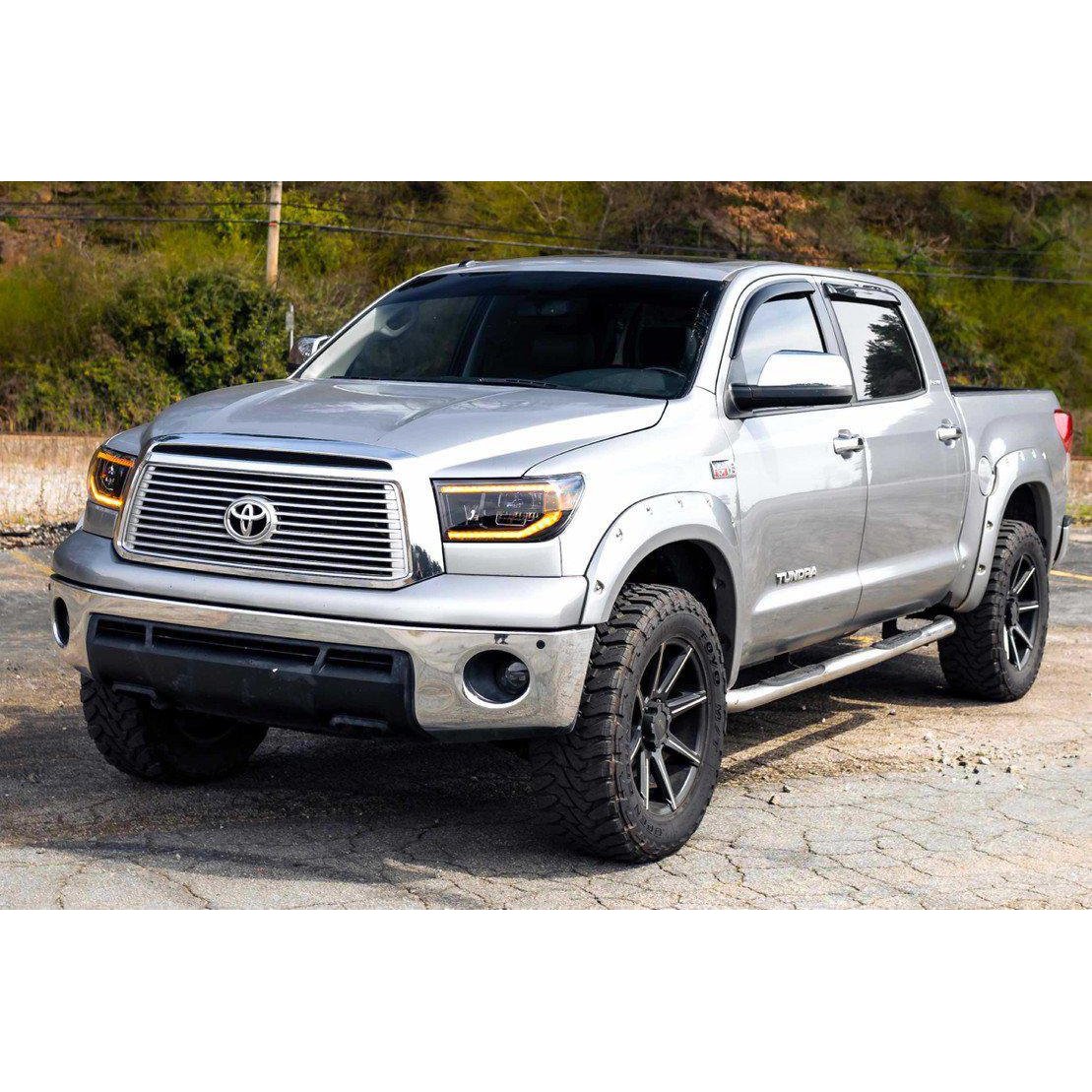 2007-2013 Toyota Tundra XB LED Amber Headlights (LF533-A-ASM)