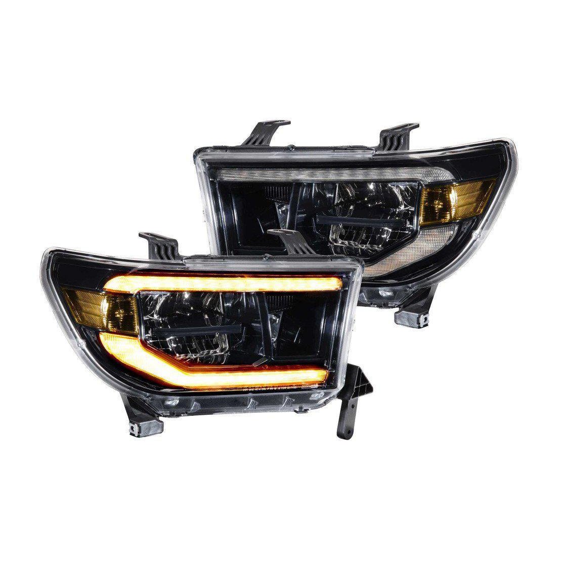 2007-2013 Toyota Tundra XB LED Amber Headlights (LF533-A-ASM)