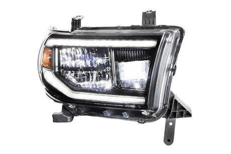 2007-2013 Toyota Tundra XB LED Black Headlights - View 10 | Dirty Garage