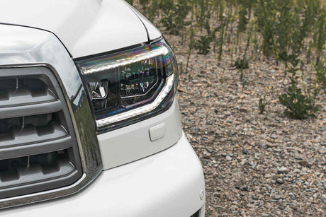 2007-2013 Toyota Tundra XB LED Black Headlights - View 16 | Dirty Garage