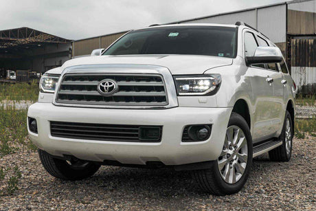 2007-2013 Toyota Tundra XB LED Black Headlights - View 17 | Dirty Garage